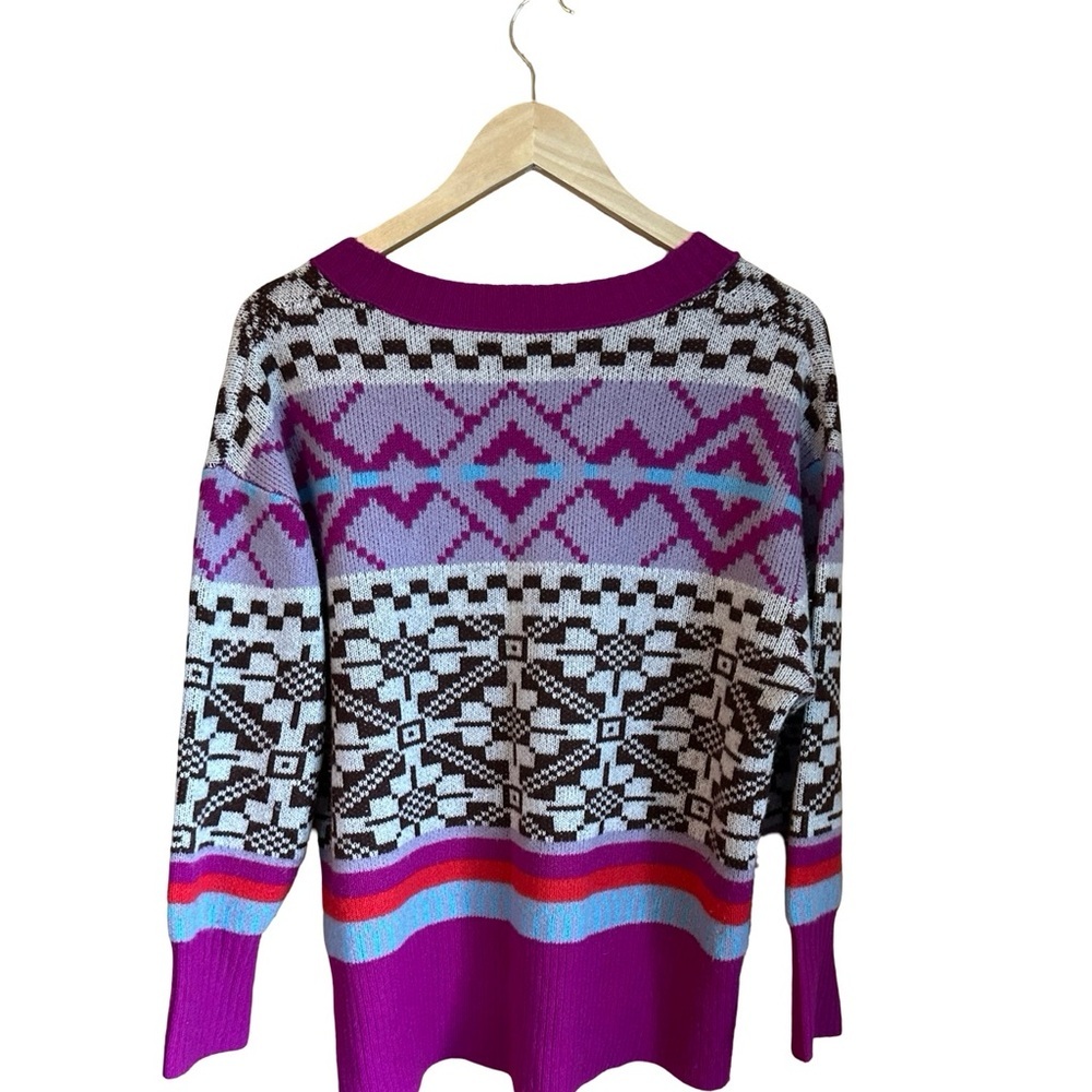 Free People Cashmere Let’s Do Brunch Oversized Crewneck Tunic Sweater XS - Picture 6 of 13